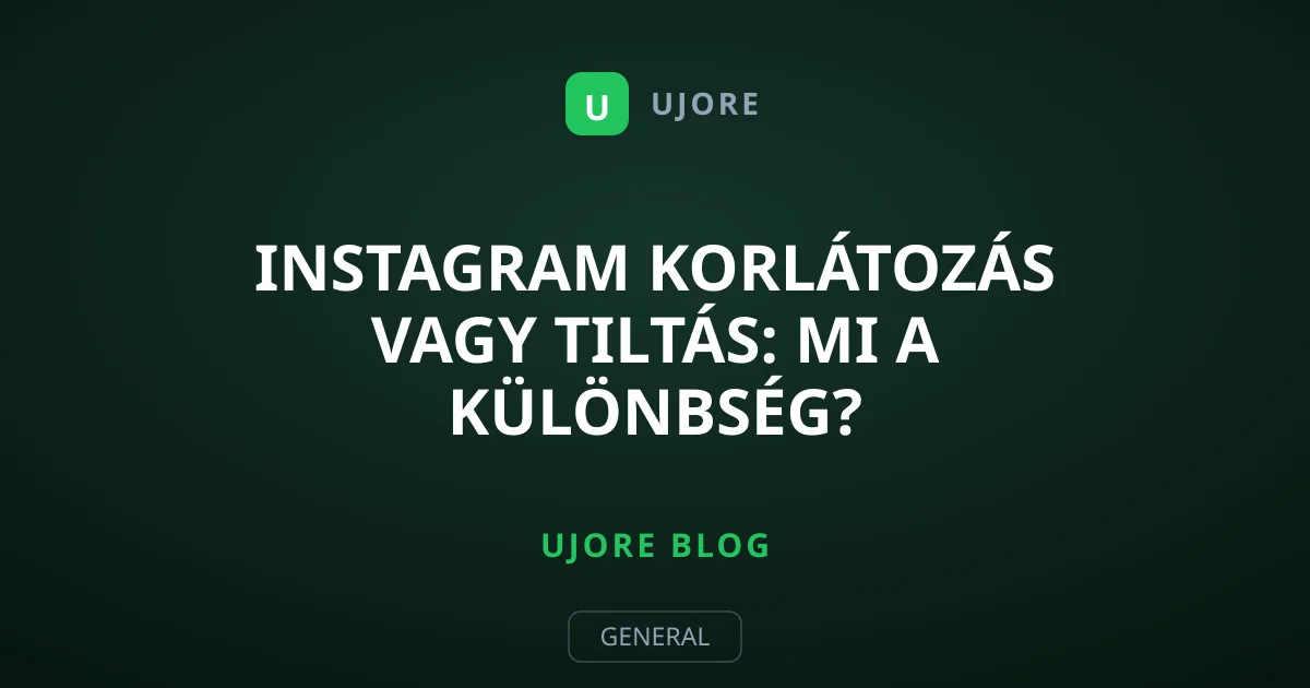 Instagram korlátozás vagy tiltás: mi a különbség?
